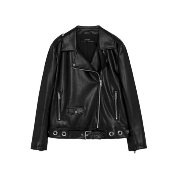 Zara Jackets & Coats Zara Leather Motorcycle Jacket Poshmark